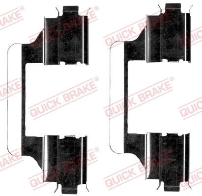 Accessory Kit, disc brake pad (109-1656-1)