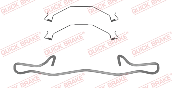 Accessory Kit, disc brake pad (109-0145R-1)