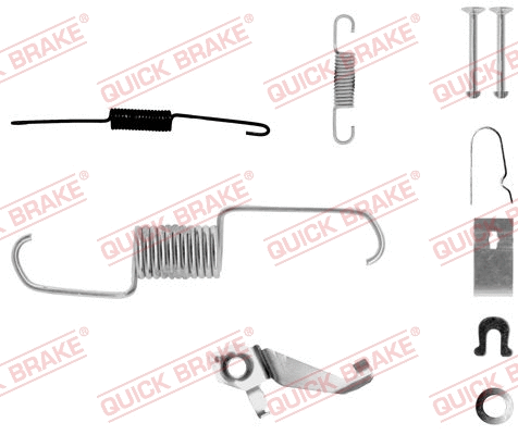 Accessory Kit, brake shoes (105-0743X-1R)