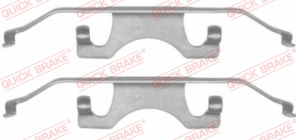Accessory Kit, disc brake pad (109-1241)