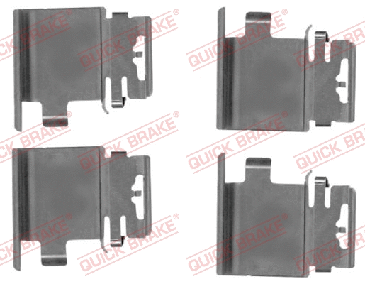 Accessory Kit, disc brake pad (109-1890R-1)
