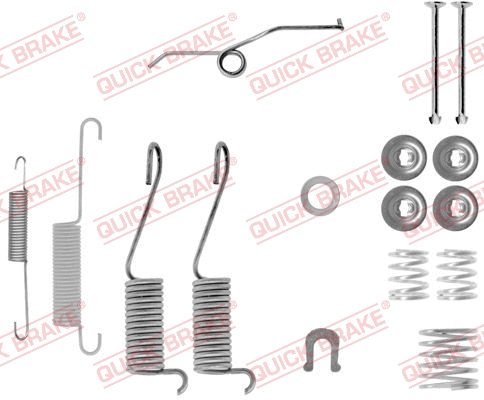 Accessory Kit, brake shoes (105-0697-1L)