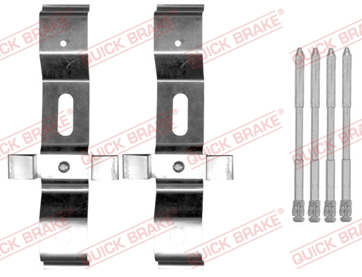 Accessory Kit, disc brake pad (109-0004)