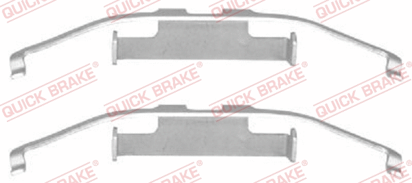 Accessory Kit, disc brake pad (109-1097)