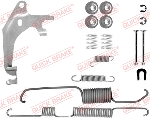 Accessory Kit, brake shoes (105-0730X-1R)