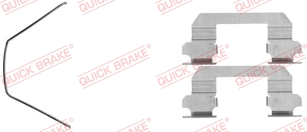 Accessory Kit, disc brake pad (109-1789-1)