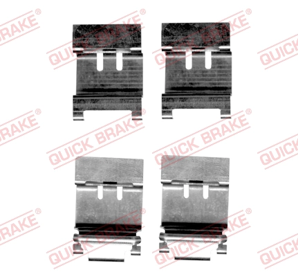 Accessory Kit, disc brake pad (109-0124R-1)