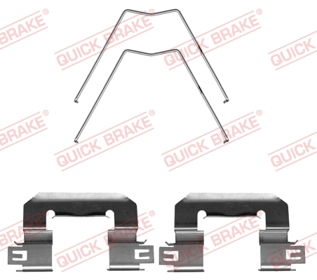 Accessory Kit, disc brake pad (109-0064R-1)