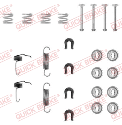 Accessory Kit, brake shoes (105-0655)