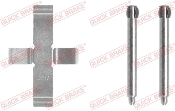 Accessory Kit, disc brake pad (109-1046-1)