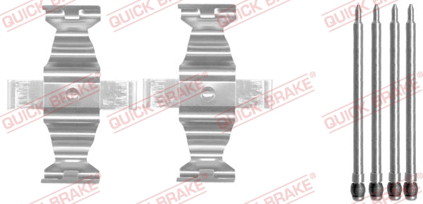 Accessory Kit, disc brake pad (109-1643)