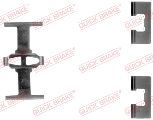 Accessory Kit, disc brake pad (109-1092-1)