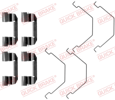 Accessory Kit, disc brake pad (109-1292)