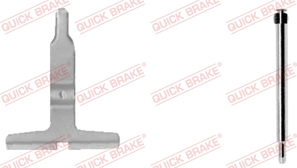 Accessory Kit, disc brake pad (109-1217-1)