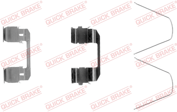 Accessory Kit, disc brake pad (109-1743-1)