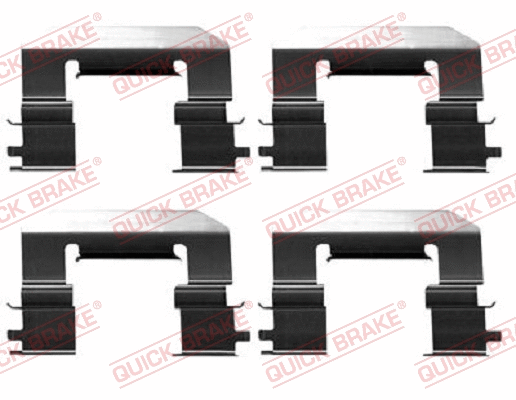 Accessory Kit, disc brake pad (109-0023)