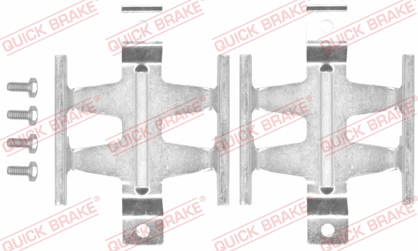 Accessory Kit, disc brake pad (109-1687)
