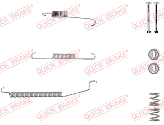 Accessory Kit, brake shoes (105-0039-1)