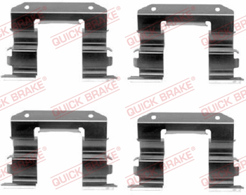Accessory Kit, disc brake pad (109-1182)