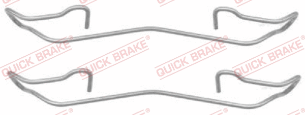 Accessory Kit, disc brake pad (109-1187)