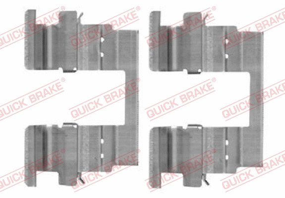 Accessory Kit, disc brake pad (109-0013R-1)