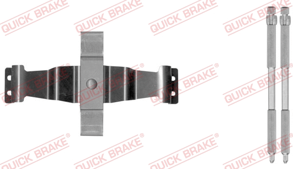 Accessory Kit, disc brake pad (109-1886-1)