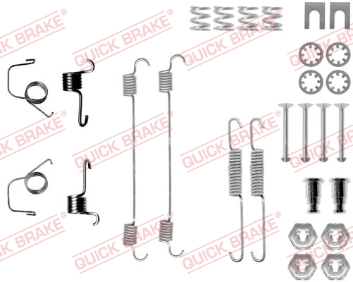 Accessory Kit, brake shoes (105-0617)