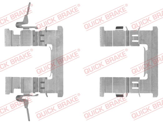 Accessory Kit, disc brake pad (109-1842R-1)