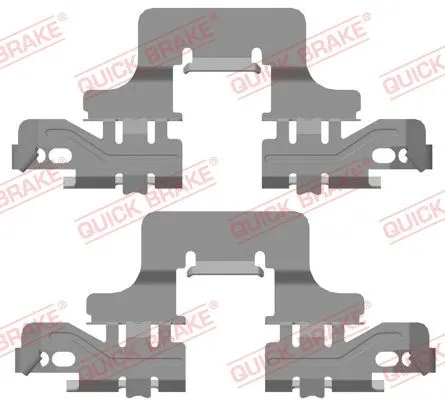 Accessory Kit, disc brake pad (109-0128R-1)