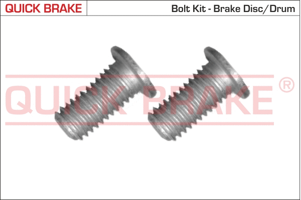 Screw Set, brake disc (11672K)