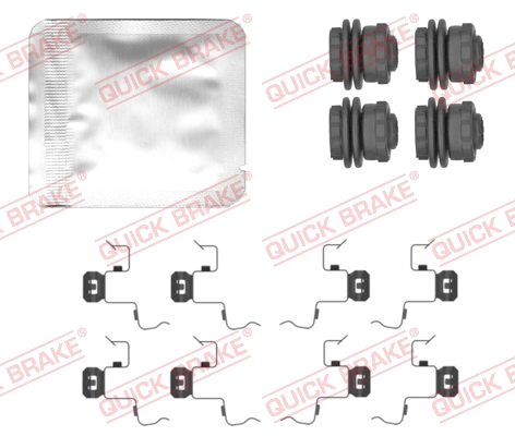 Accessory Kit, disc brake pad (109-0156)