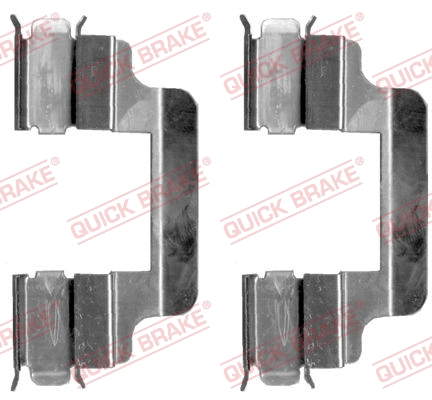 Accessory Kit, disc brake pad (109-1230-1)