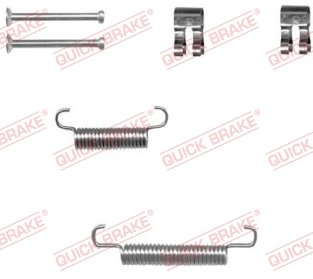 Accessory Kit, parking brake shoes (105-0839-1)