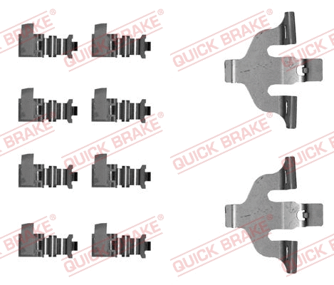 Accessory Kit, disc brake pad (109-0066)