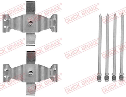 Accessory Kit, disc brake pad (109-1804)