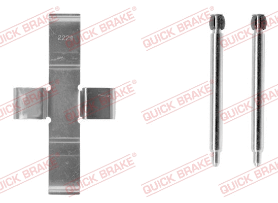 Accessory Kit, disc brake pad (109-1004-1)