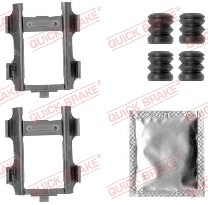 Accessory Kit, disc brake pad (109-1793)