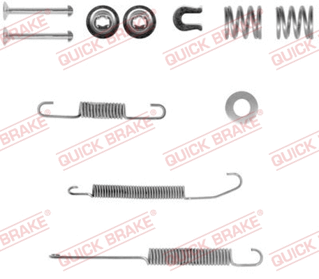 Accessory Kit, brake shoes (105-0718-1)