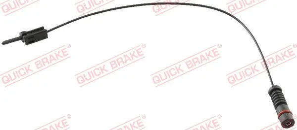 Warning Contact, brake pad wear (WS 0116 B)