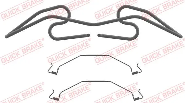 Accessory Kit, disc brake pad (109-0133R-1)