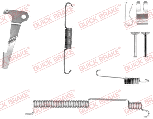 Accessory Kit, brake shoes (105-0073X-1L)