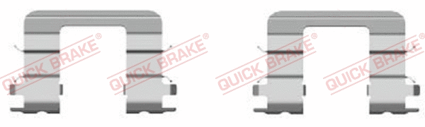 Accessory Kit, disc brake pad (109-1696-1)