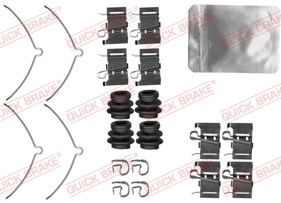 Accessory Kit, disc brake pad (109-0001)