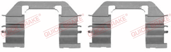 Accessory Kit, disc brake pad (109-1888R-1)