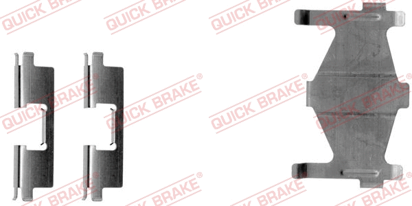 Accessory Kit, disc brake pad (109-1136-1)