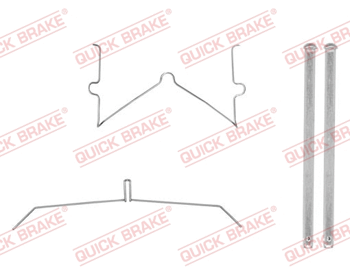 Accessory Kit, disc brake pad (109-0003-1)