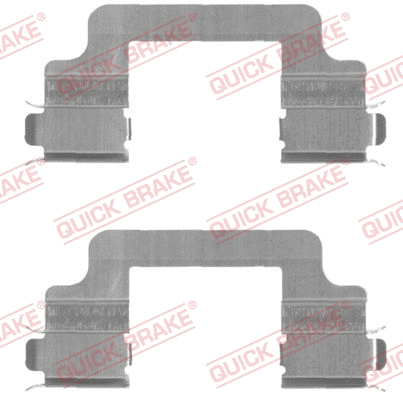 Accessory Kit, disc brake pad (109-1727-1)
