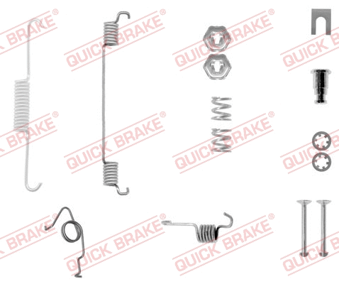 Accessory Kit, brake shoes (105-0626-1L)