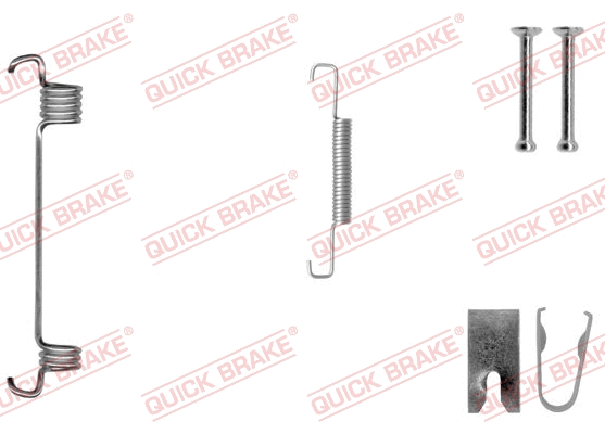 Accessory Kit, parking brake shoes (105-0875-1R)