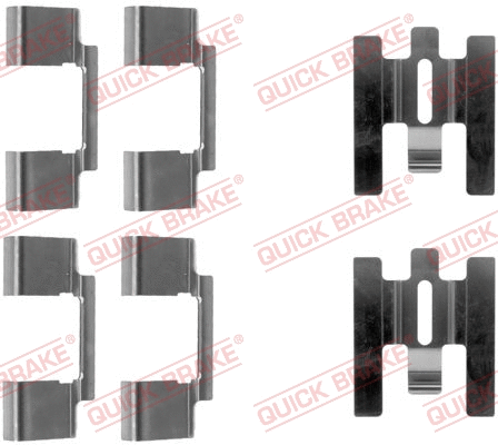 Accessory Kit, disc brake pad (109-1160)